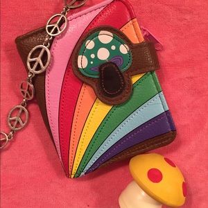 Vintage style Claire’s rainbow wallet